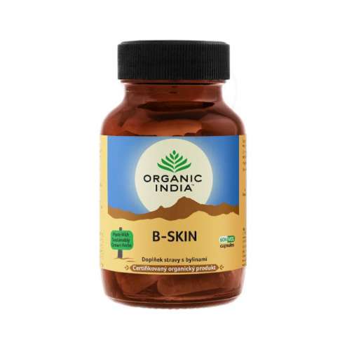 ORGANIC INDIA B-Skin - Растительный комплекс для здоровья кожи, 60 капсул